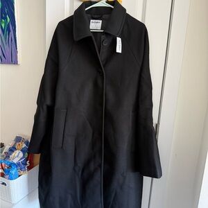 Old Navy Women's Classic Black Trench Coat